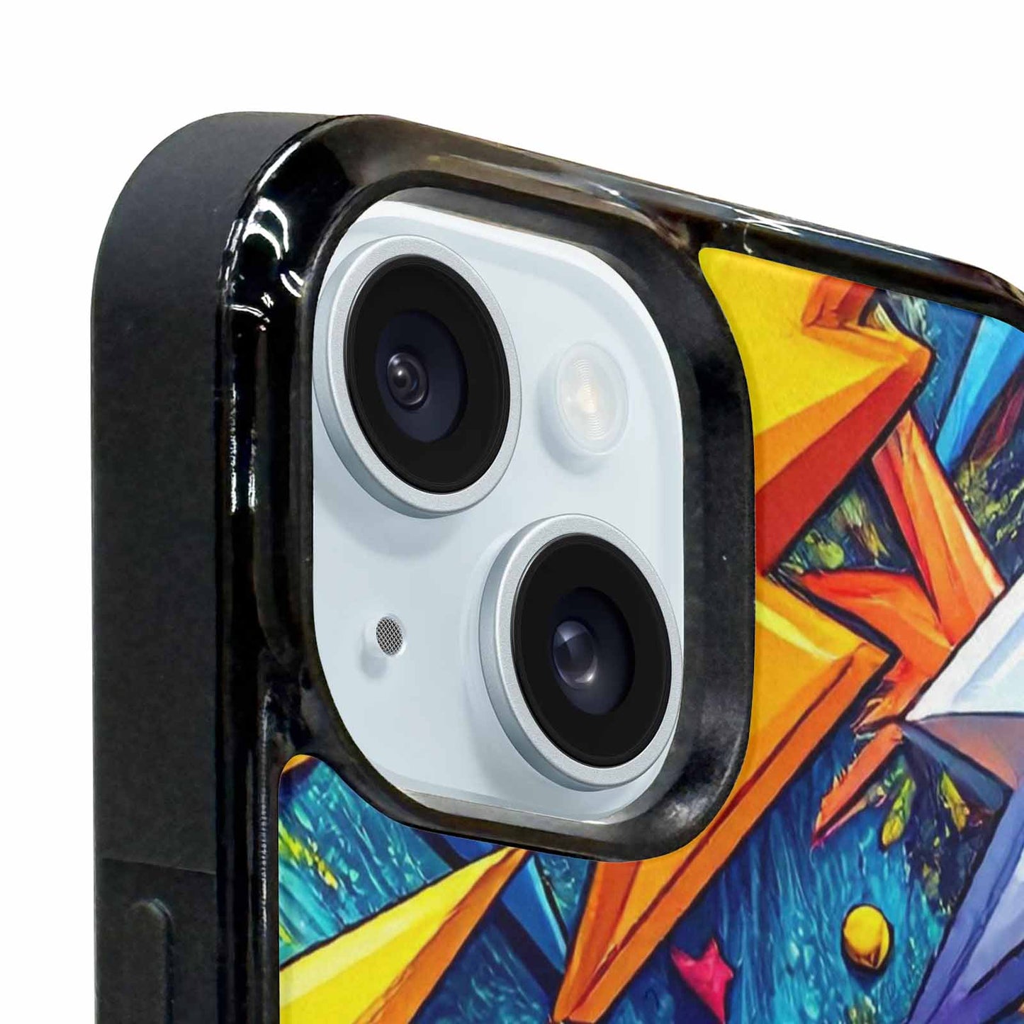 iPhone 15 Plus Case — Lightning Bolt Storm Pattern Hundreds Of, Custom Print Case Cover