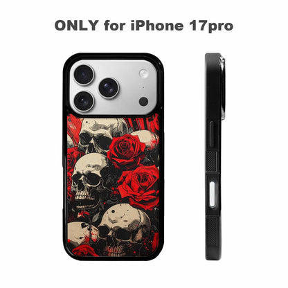iPhone 17 Pro Case — Skull Dark Art Gothic Print Gothic, Unique Phone Case Design