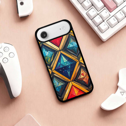 iPhone 17 Air Case — Vintage Summer Diamond Retro Vintage, Custom Art Phone Cover