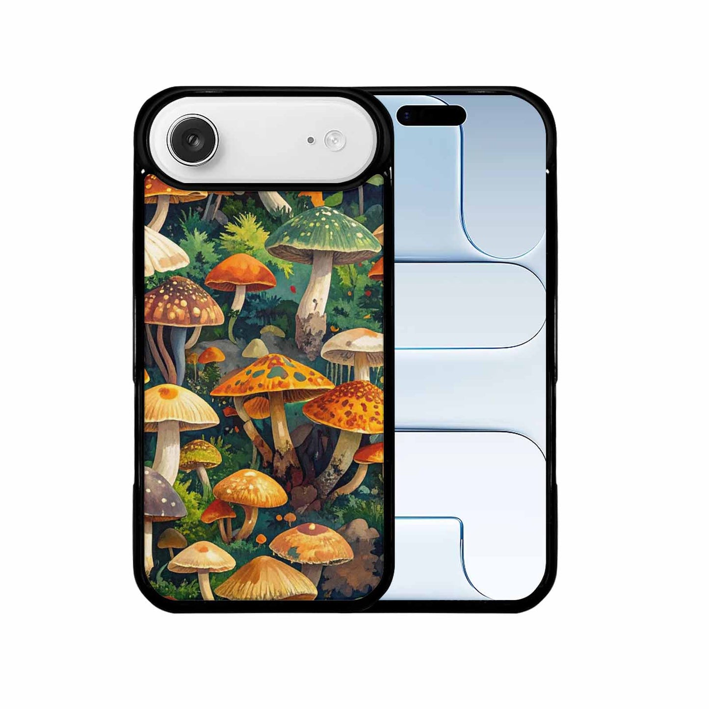 iPhone 17 Air Case — Mushrooms Camomushrooms Patter Yvr Camo, Custom Art Phone Cover