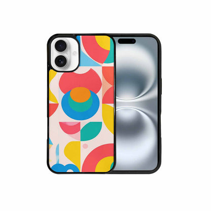 iPhone 16 Plus Case — 1960s Mod Cartoon Art Pattern, Custom Print Case Cover