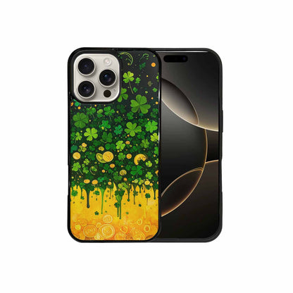 iPhone 16 Pro Max Case — St Patrick\'s Clover St Patrick\'s Clover, Custom Print Case Cover