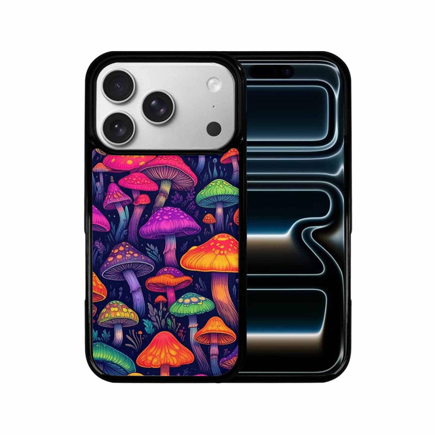 iPhone 17 Pro Case — Psychedelic Mushroom Original Art, Original Design Phone Case