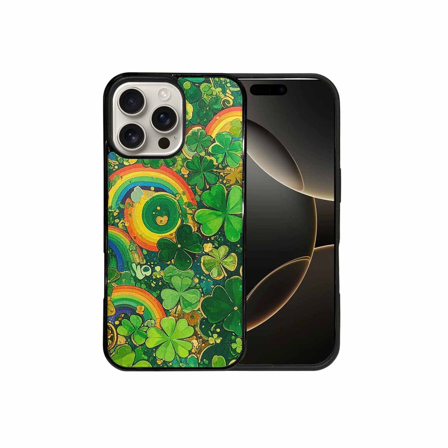 iPhone 16 Pro Max Case — St Patrick\'s Clover St Patrick\'s Clover, Custom Printed Phone Case