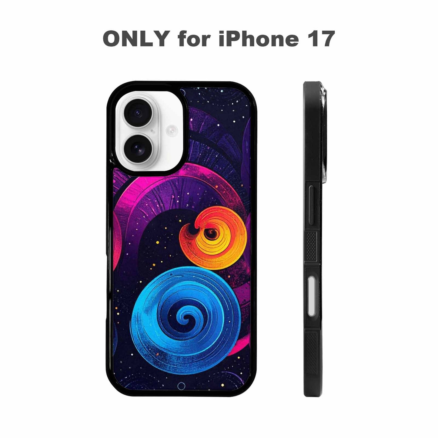 iPhone 17 Case — Rose Galaxy Art Seamless Galaxy Space, Custom Print Case Cover