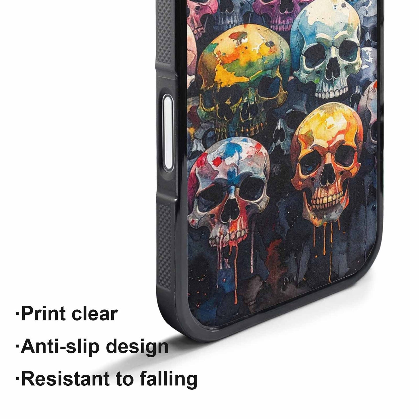 iPhone 17 Air Case — Skull Dark Art Gothic Print Gothic, Custom Printed Phone Case