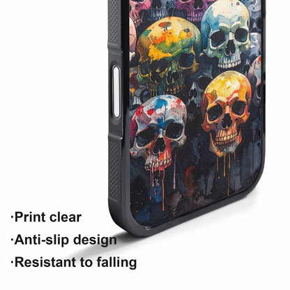 iPhone 17 Air Case — Skull Dark Art Gothic Print Gothic, Custom Printed Phone Case