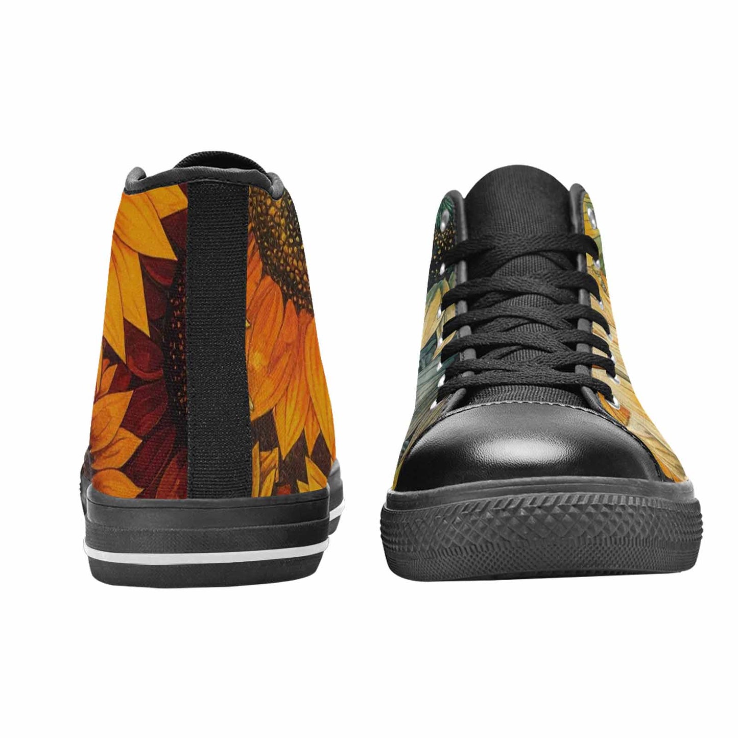 WOMEN'S Blend Melt Them High Top Canvas Grunge Custom Sneakers