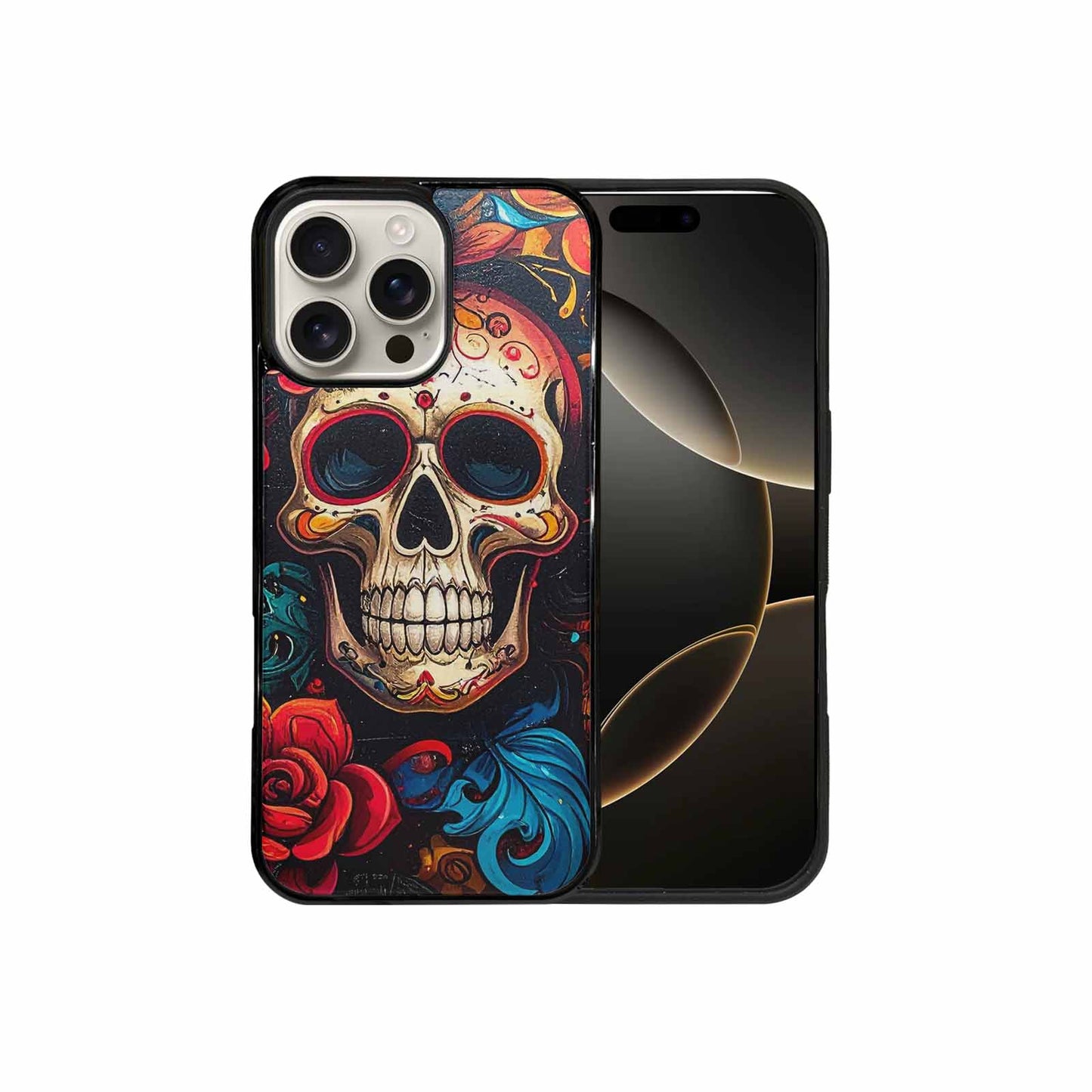 iPhone 16 Pro Max Case — Graffiti Skull, Personalized Phone Case