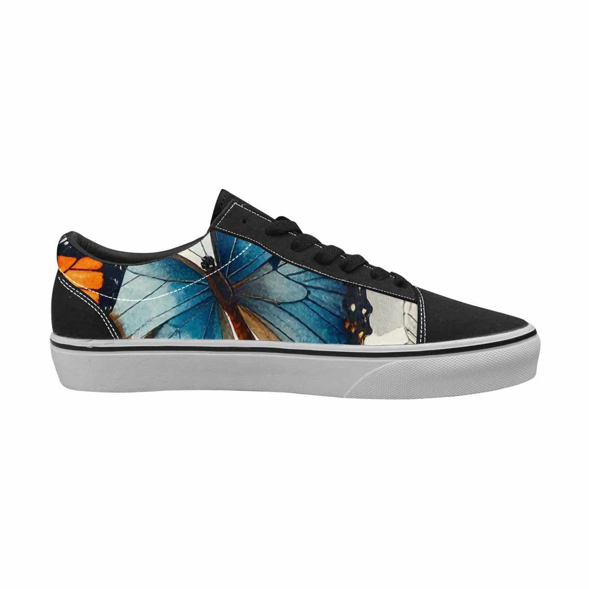 MEN'S Butterfly Wing Canvas Lace-Up Y2K Custom Shoes