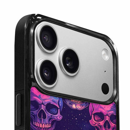 iPhone 17 Pro Max Case — Galaxy Skulls Art Seamless Gothic Skulls, Customized Protective Case
