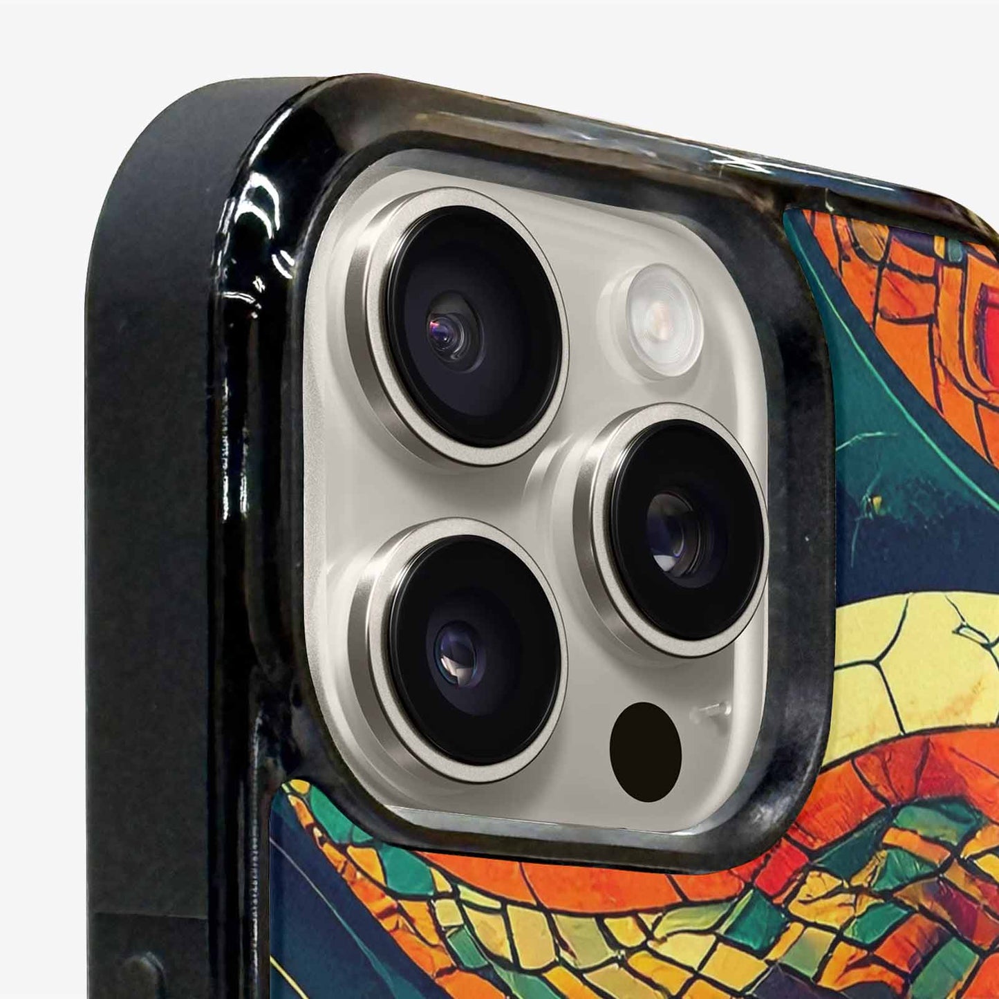iPhone 16 Pro Case — Hippie Serpent Pulse, Custom Print Case Cover