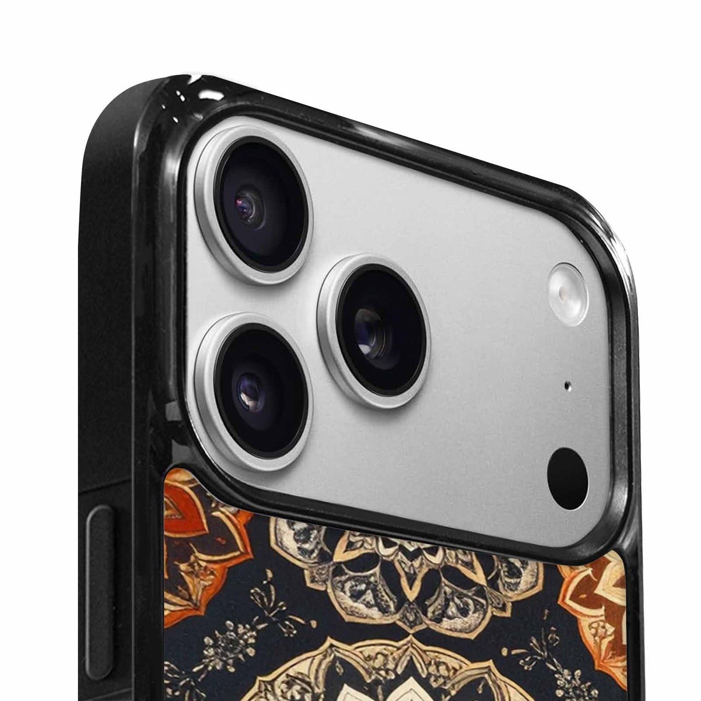 iPhone 17 Pro Case — Small Mandala Pattern Randomly Varying Floral, Custom Phone Case
