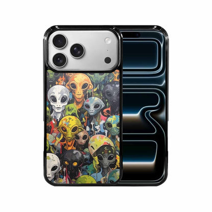 iPhone 17 Pro Max Case — Aliens Camo Aliens Alien Scifi, Unique Phone Case Design