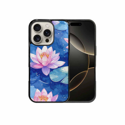 iPhone 16 Pro Case — Monet Water Lilies Painting Pattern, Custom Printed Phone Case