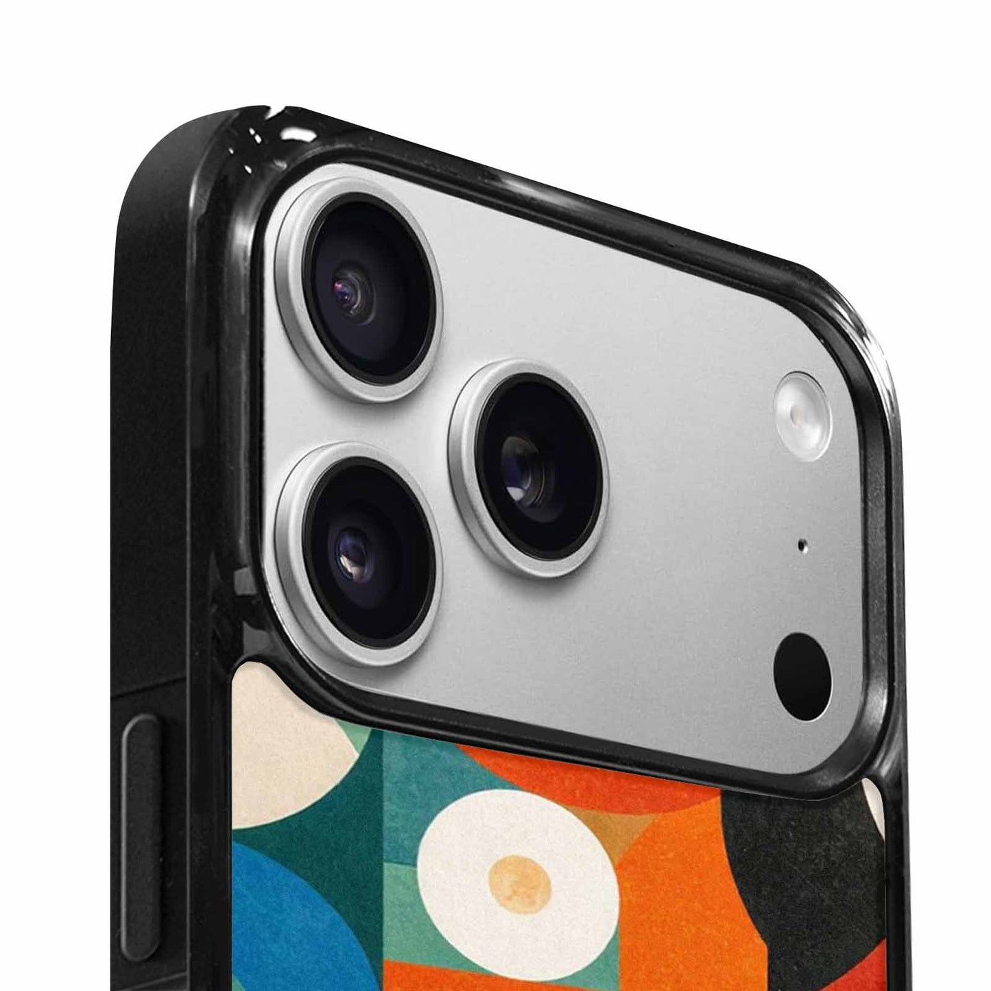 iPhone 17 Pro Max Case — Memphis Art Pattern (1) Retro Vintage, Custom Printed Phone Case