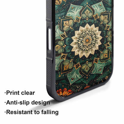iPhone 17 Pro Max Case — Small Mandala Pattern, Randomly Floral, Custom Art Phone Cover