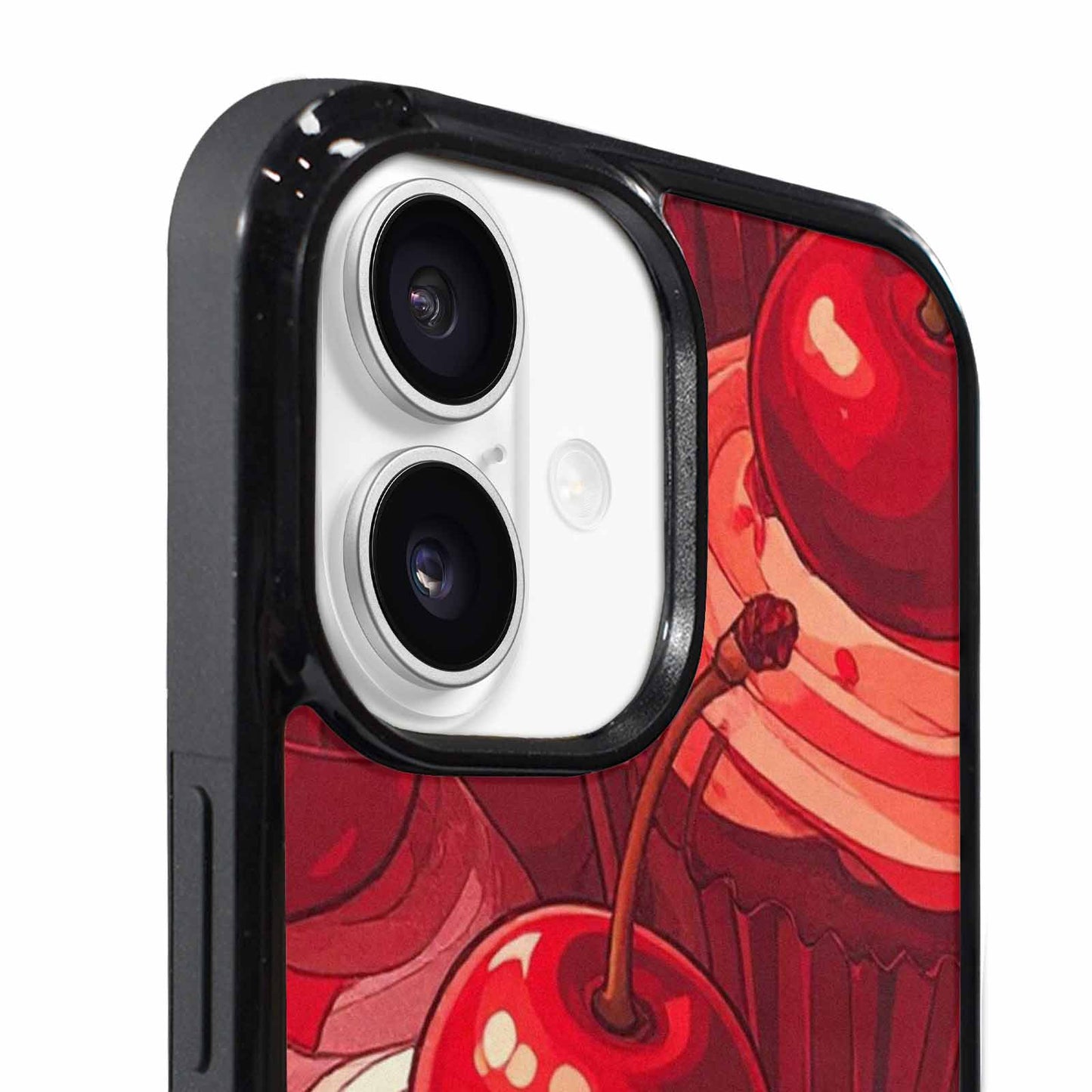 iPhone 17 Case — Retro Cherry Cupcake Retro Vintage, Customized Protective Case