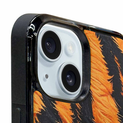 iPhone 15 Plus Case — Bold Tiger Stripe, Customized Protective Case