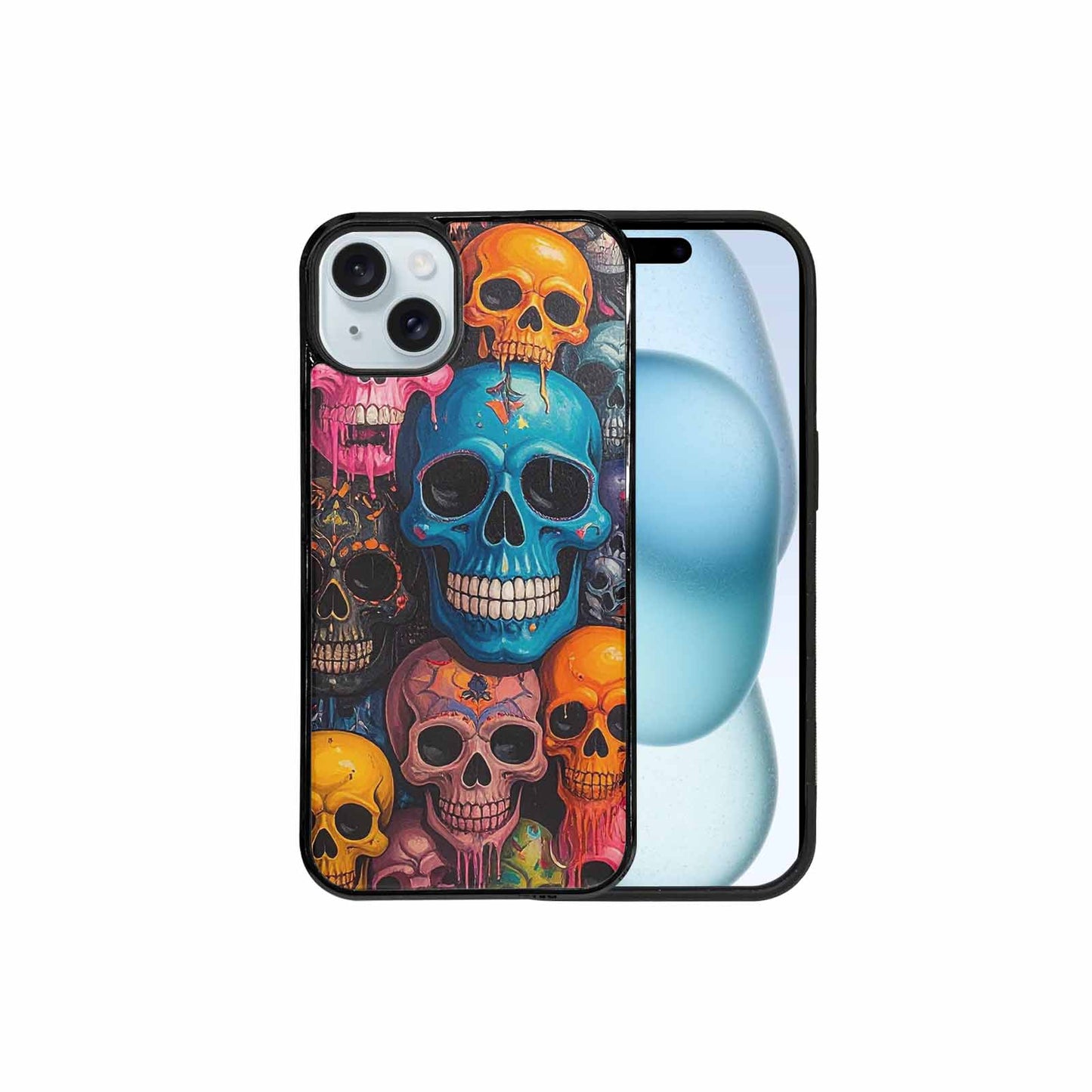 iPhone 15 Plus Case — Skulls General Skulls Pattern, Custom Print Case Cover