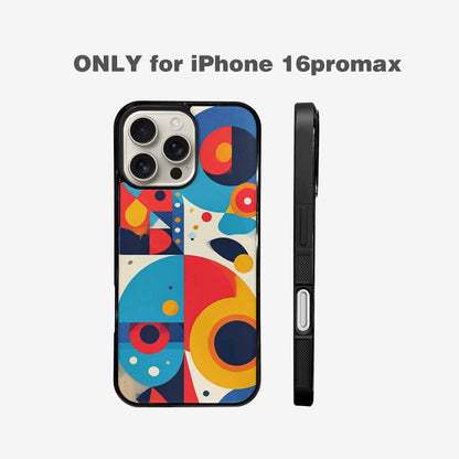 iPhone 16 Pro Max Case — 1960s Mod Cartoon Art Pattern, Custom Phone Case