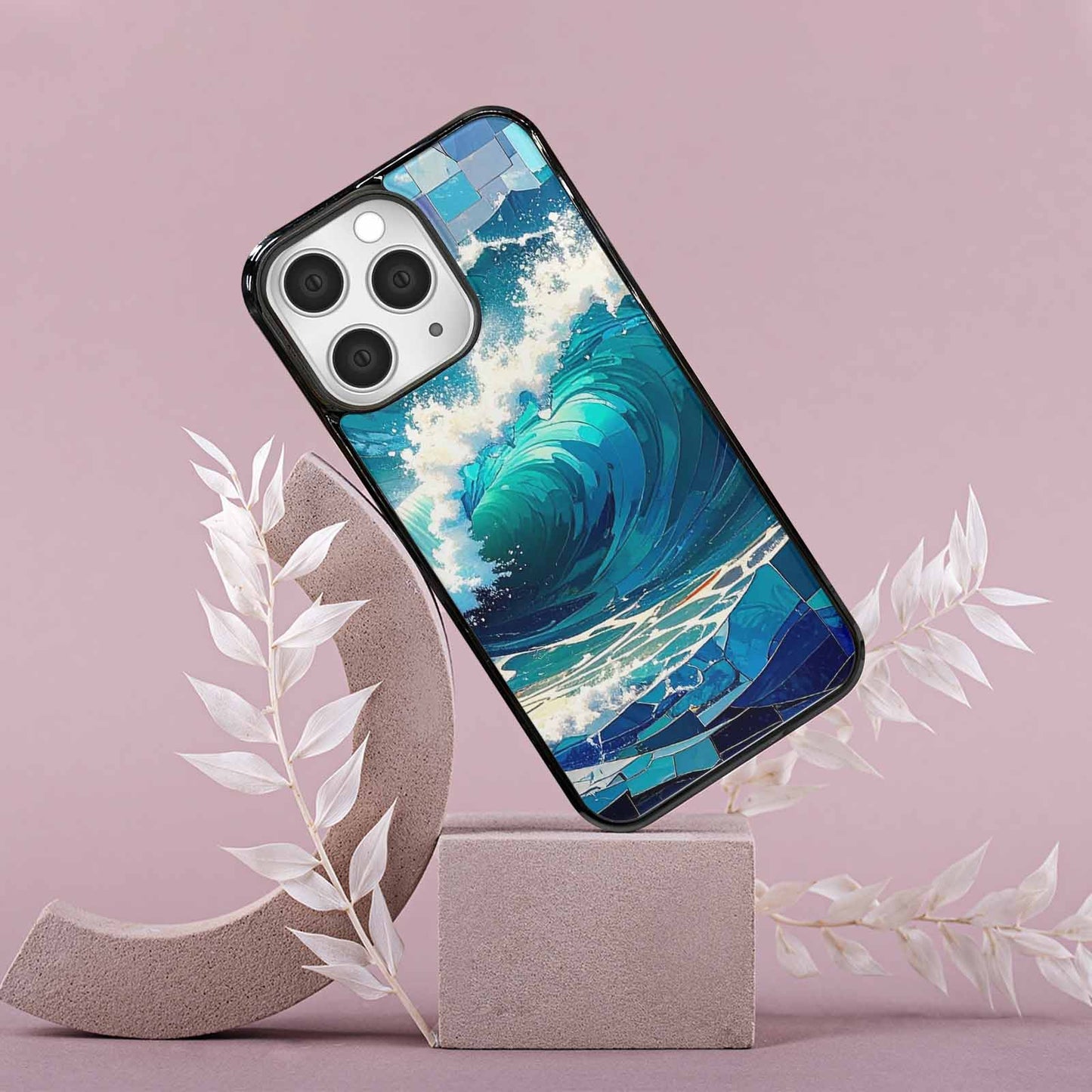 iPhone 15 Pro Max Case — Wave Crest Splash Wave Crest Splash, Unique Phone Case Design