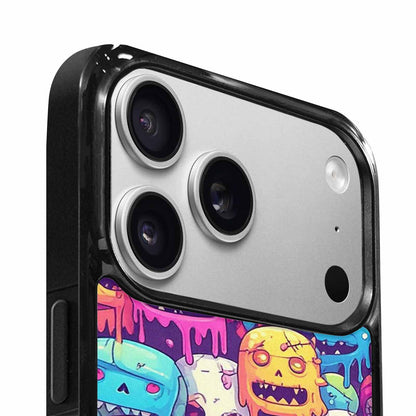 iPhone 17 Pro Max Case — Pastel Gore Character Pattern Original Art, Unique Phone Case Design