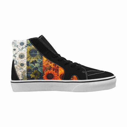 MEN'S Blend Melt Them High Top Canvas Cottagecore Custom Sneakers