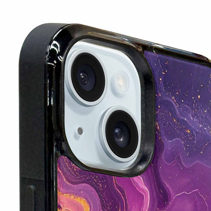iPhone 15 Plus Case — Psychedelic Marble Tessellation, Personalized Phone Case