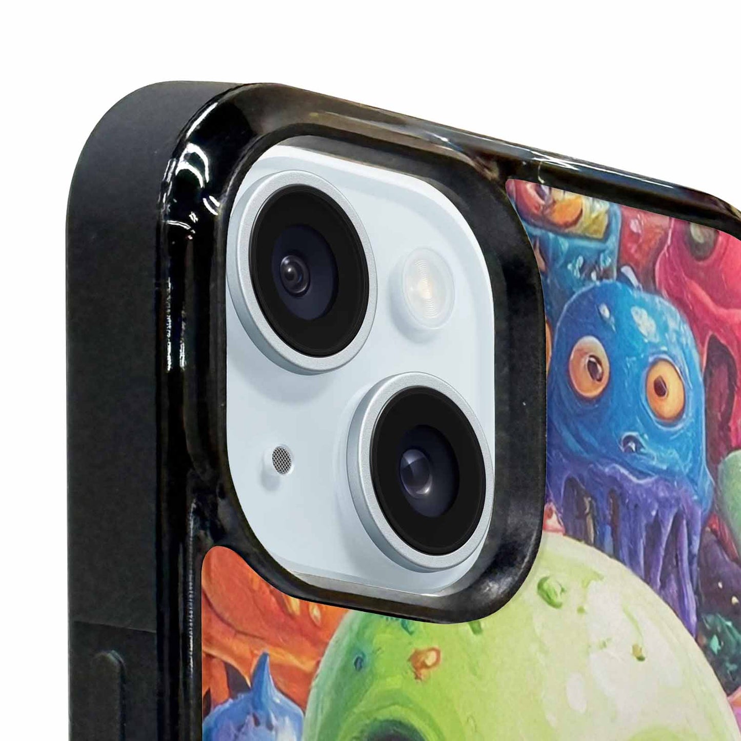 iPhone 15 Plus Case — Melting Ice Cream Monster Charac, Custom Print Case Cover