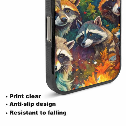 iPhone 16 Pro Case — Raccoon Bandit Raccoon Bandit Pattern Hundreds, Unique Phone Case Design