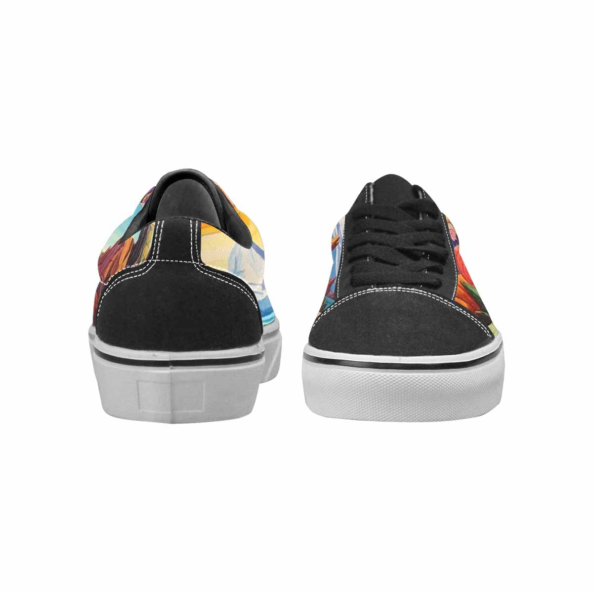 WOMEN'S Surreal Dream Fragment Lace-Up Canvas Aesthetic Custom Shoes