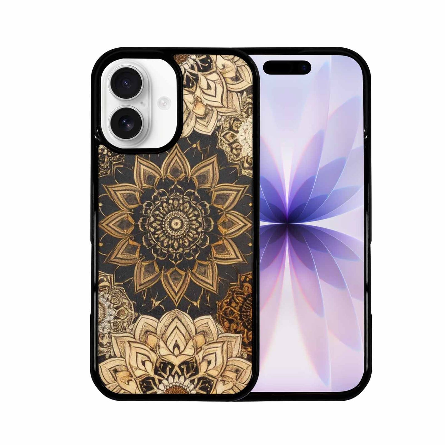 iPhone 17 Case — Small Mandala Pattern, Randomly Floral, Custom Printed Phone Case