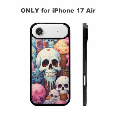 iPhone 17 Air Case — Ice Cream Monsters Skullsmelti Gothic Skulls, Customized Protective Case