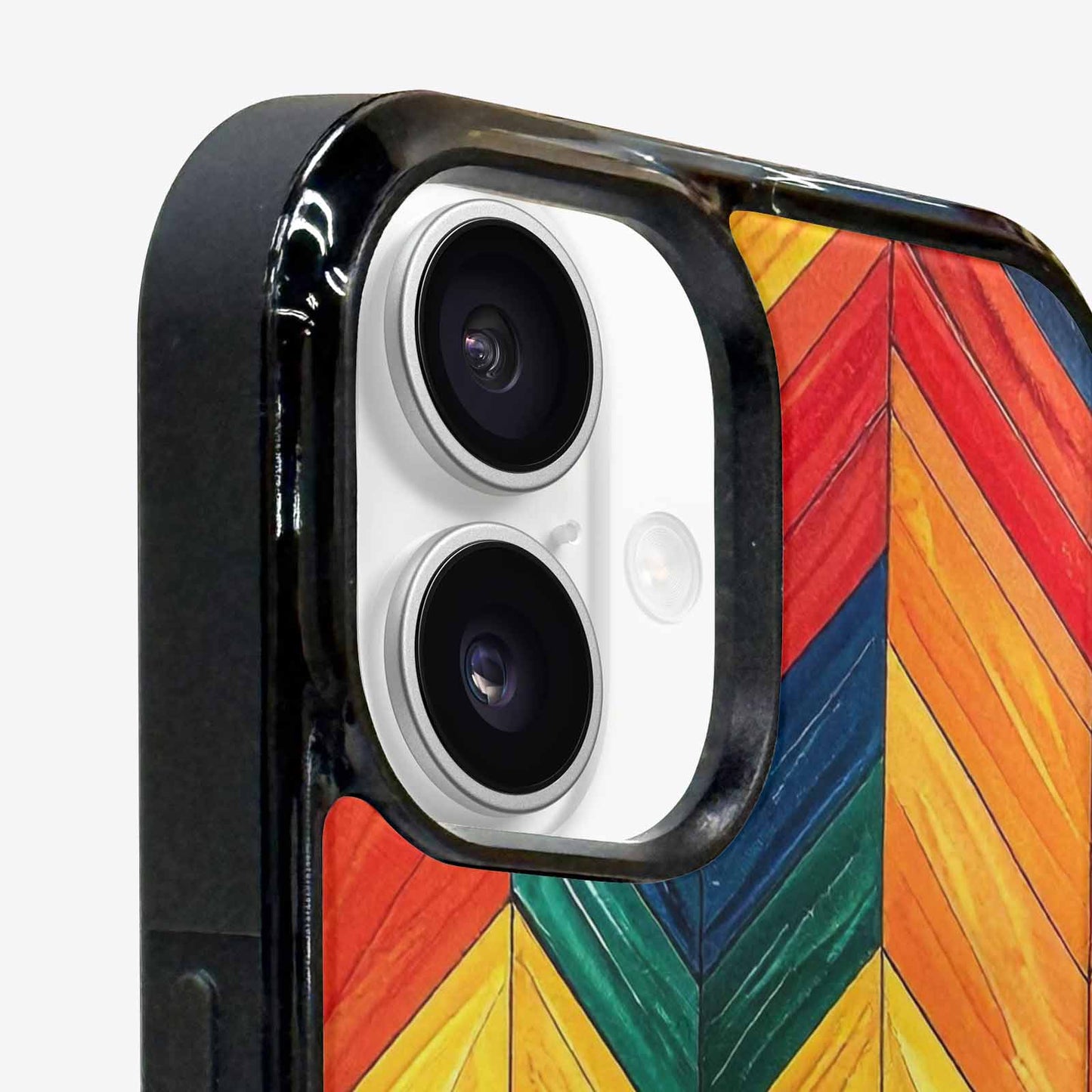 iPhone 16 Case — Progress Pride Flag Color Theme Small, Custom Printed Phone Case