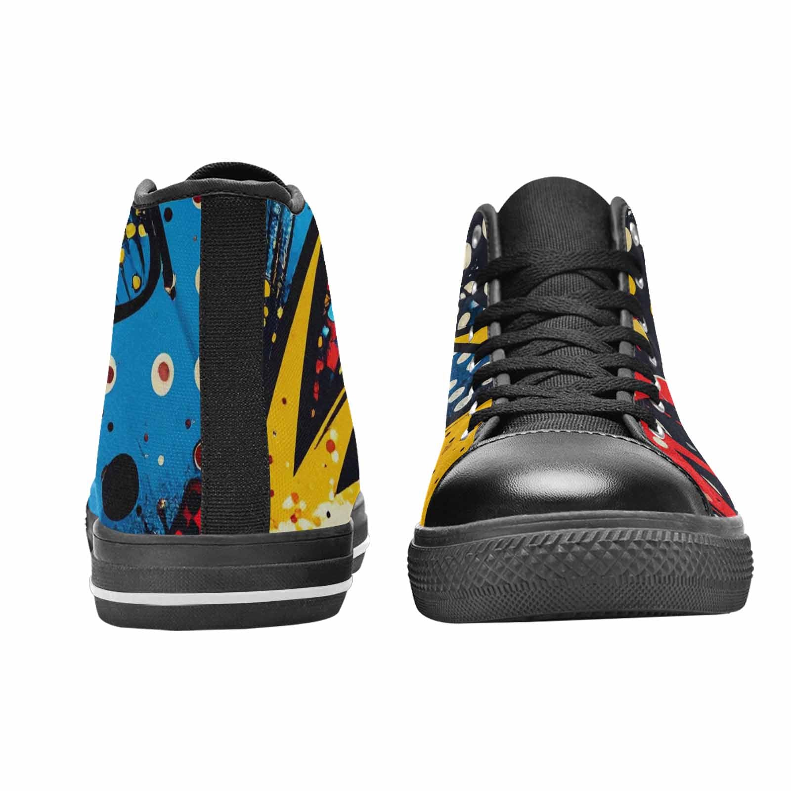 MEN'S Comic Book Halftone High Top Canvas Dreamcore Shoes