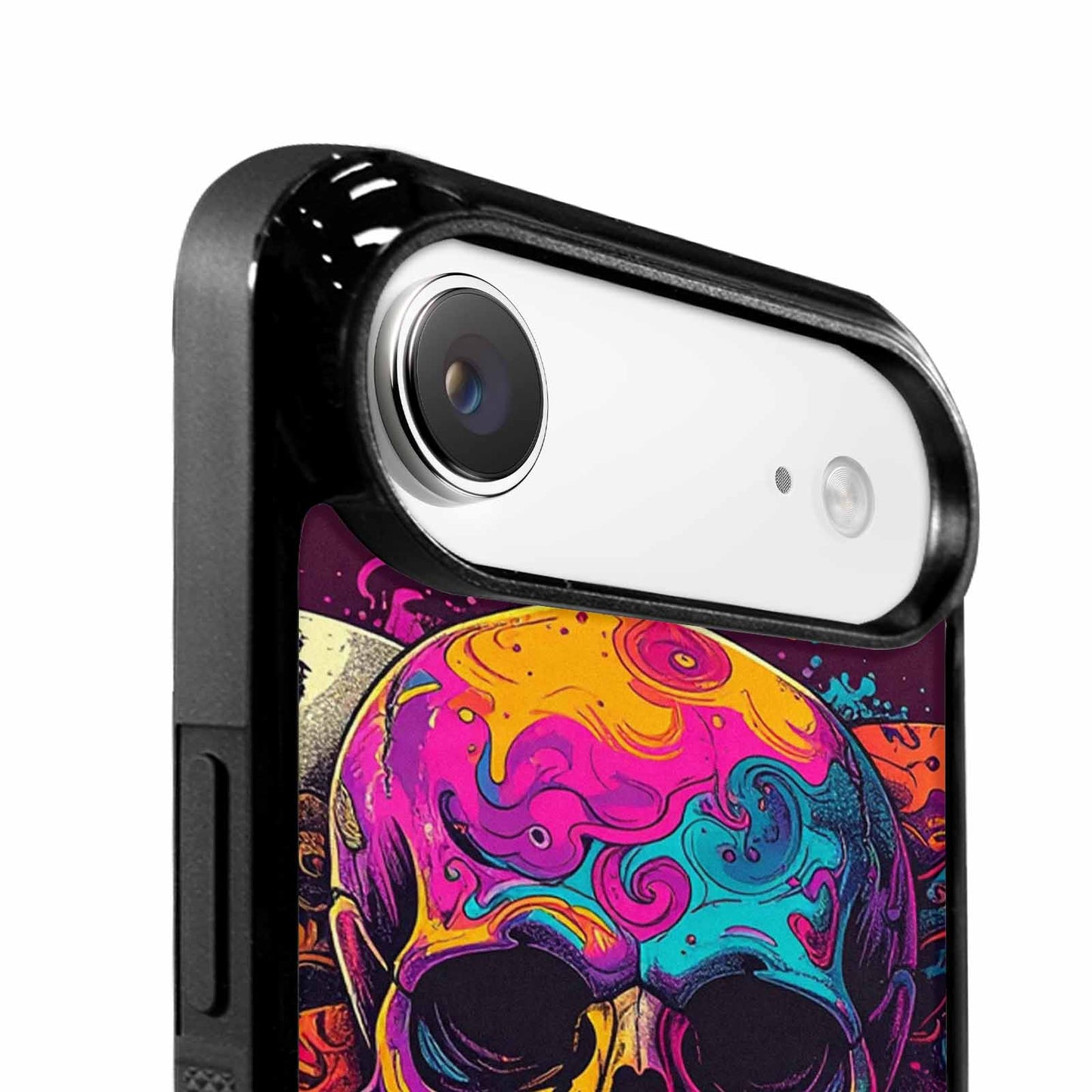 iPhone 17 Air Case — Skull Collage Overlapping Art Skulls Gothic, Custom Print Case Cover
