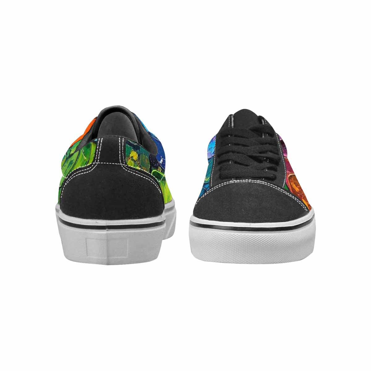 WOMEN'S Reptile Scale Lace-Up Canvas Aesthetic Shoes