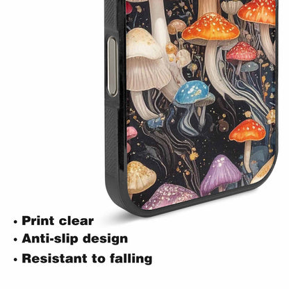 iPhone 16 Pro Max Case — Mushrooms Pattern Hundreds Of, Customized Protective Case