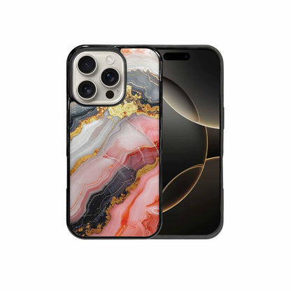 iPhone 16 Pro Case — Marble Vein Marble Veins Pattern Hundreds, Custom Phone Case