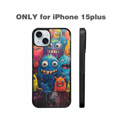 iPhone 15 Plus Case — Monsters General Cartoon Monst, Custom Printed Phone Case
