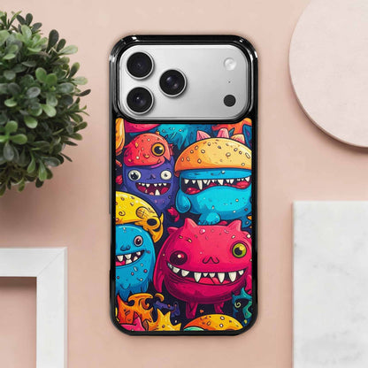 iPhone 17 Pro Max Case — Small Cartoon Monster Character Cartoon Cute, Original Design Phone Case
