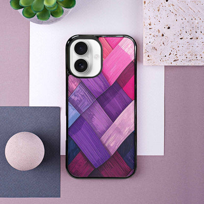 iPhone 16 Case — Genderfluid Flag Color Theme Small Rainbow, Original Design Phone Case