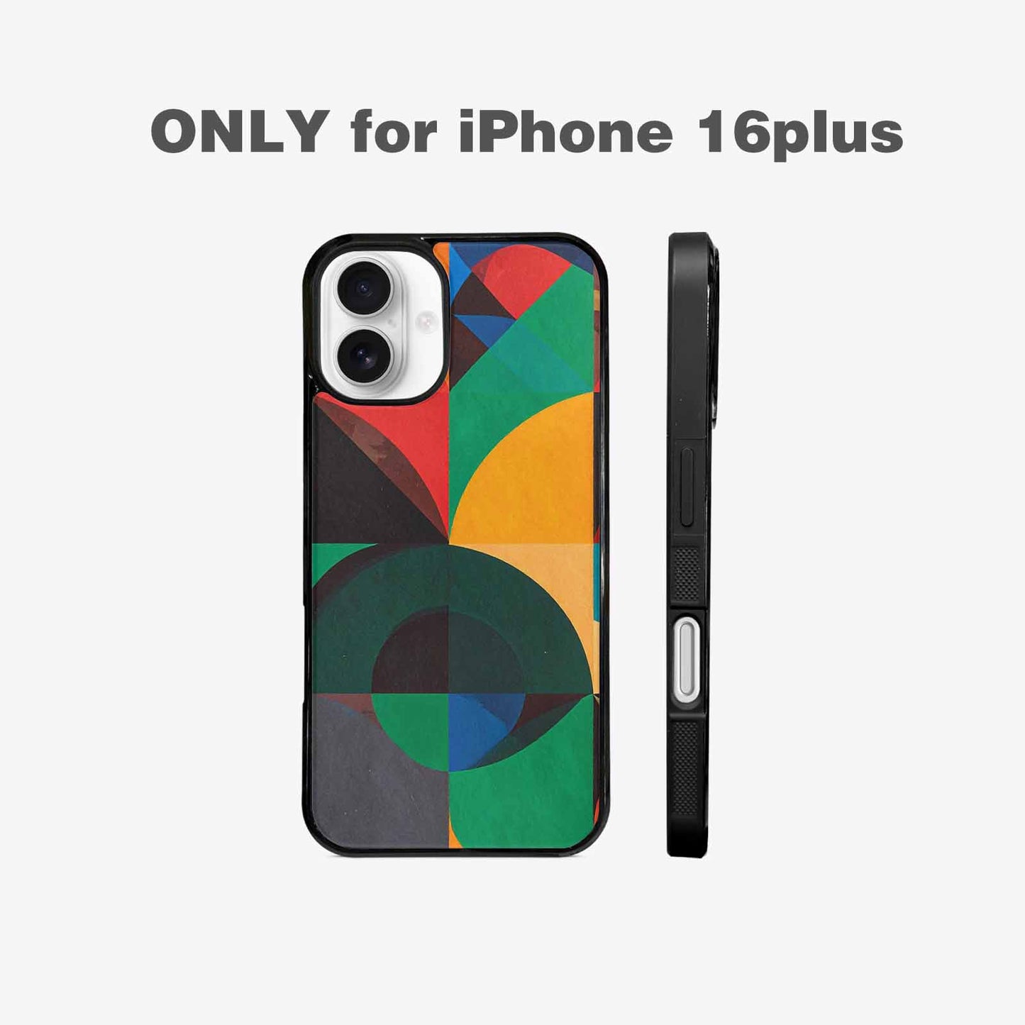 iPhone 16 Plus Case — 1990s Memphis Art Pattern, Custom Made Phone Cover