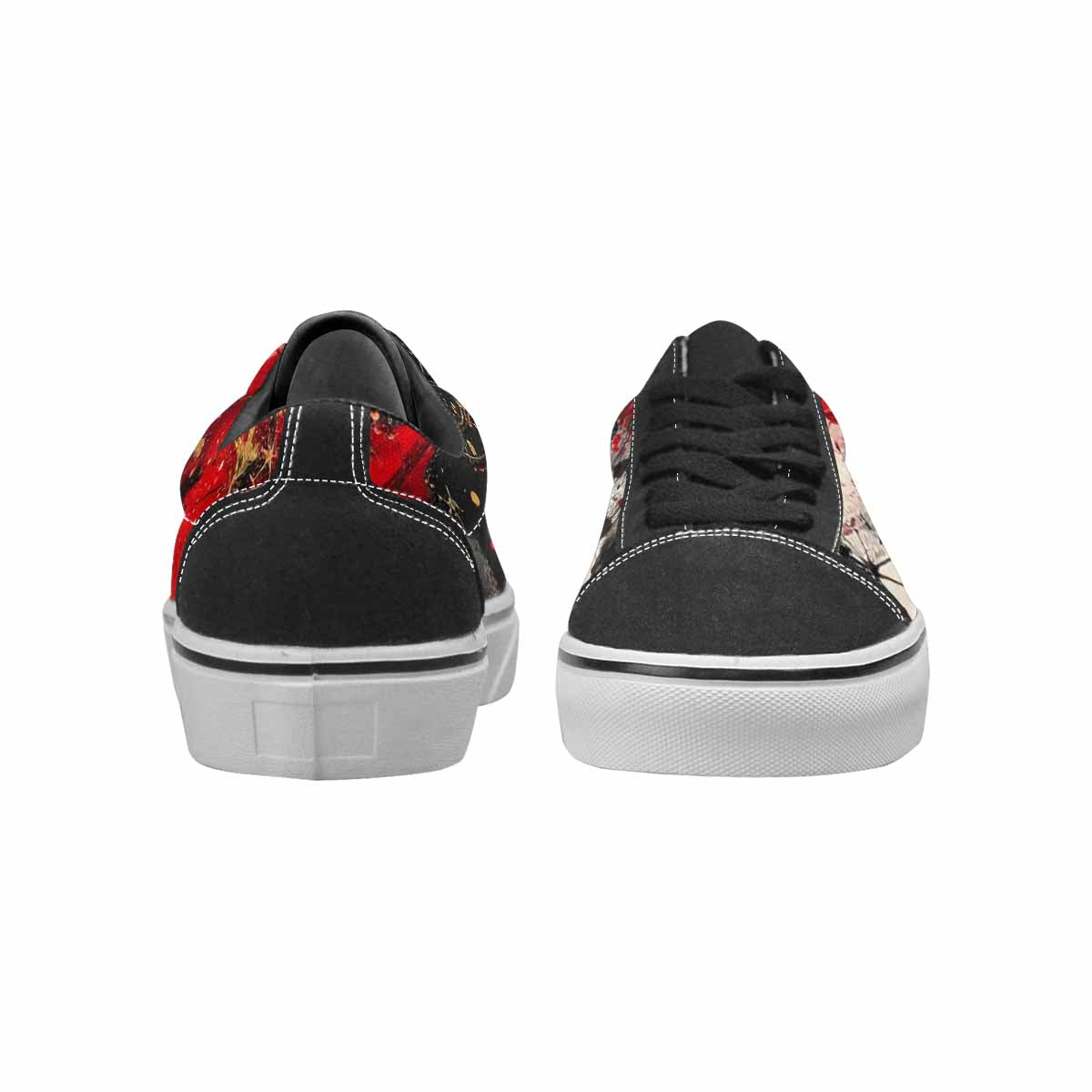 WOMEN'S Zodiac Constellation Lace-Up Canvas Surreal Custom Shoes