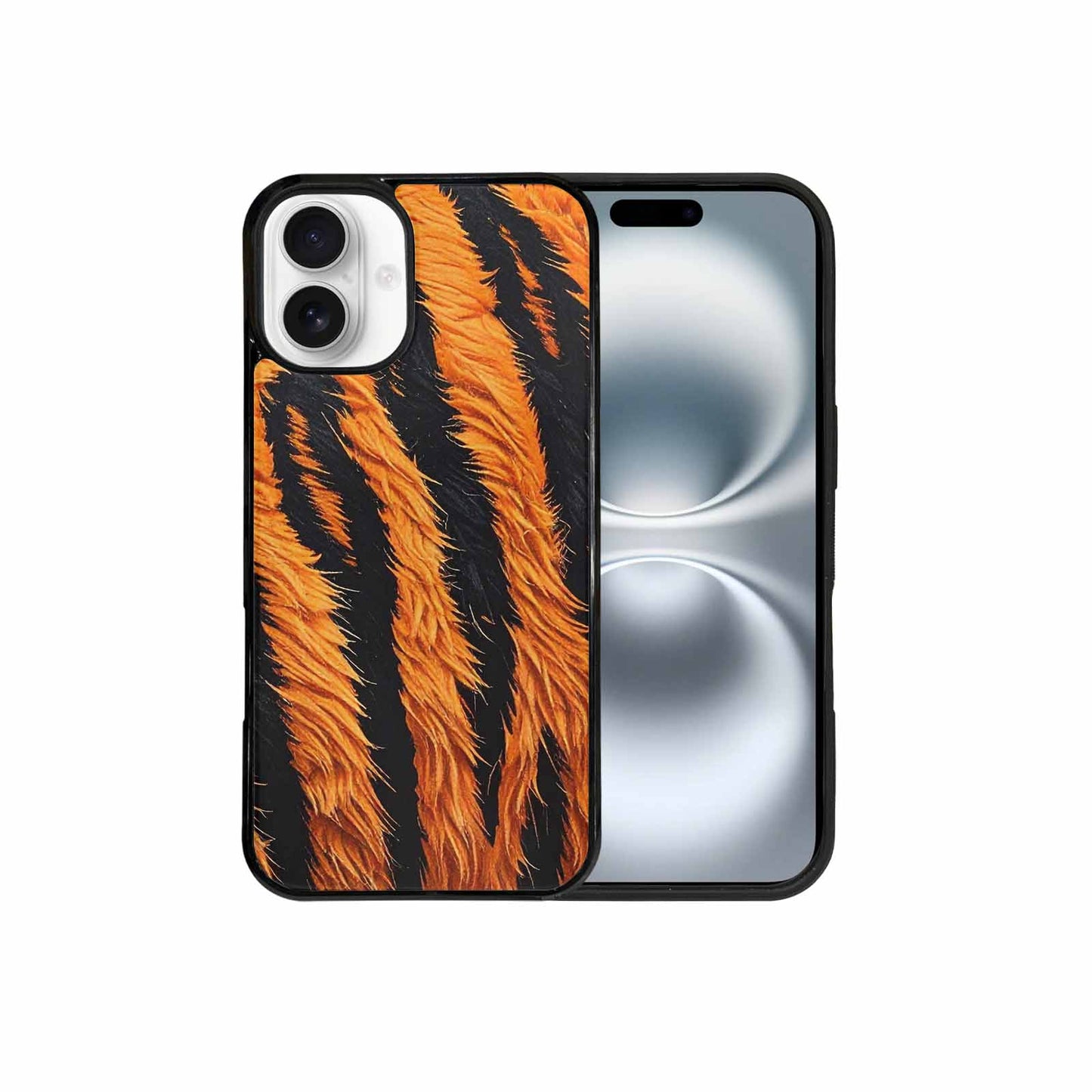 iPhone 16 Plus Case — Bold Tiger Stripe, Custom Designed Case Cover