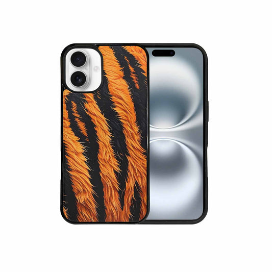 iPhone 16 Plus Case — Bold Tiger Stripe, Custom Designed Case Cover