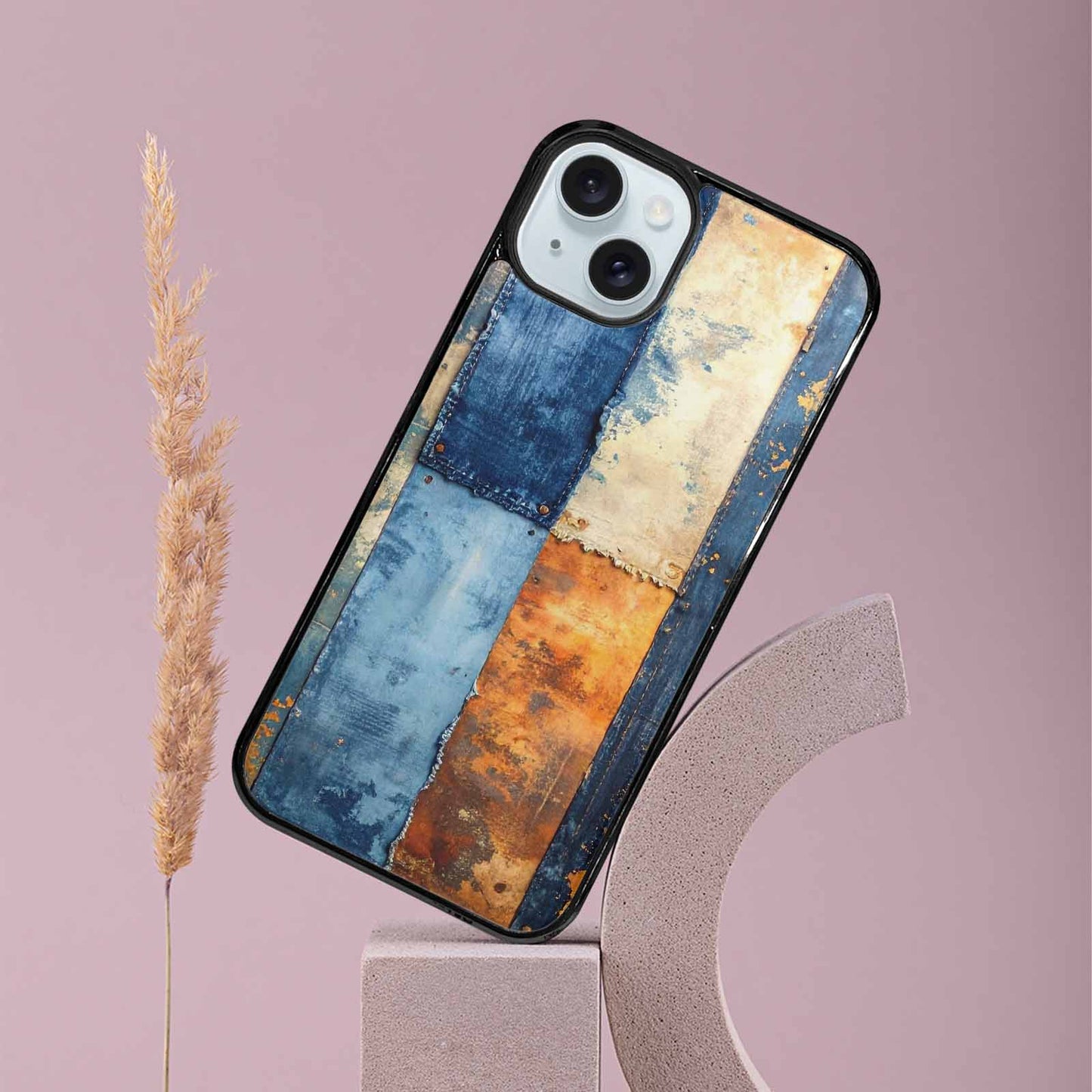 iPhone 15 Plus Case — Curve The Ripping Demin Tectures For, Customized Protective Case