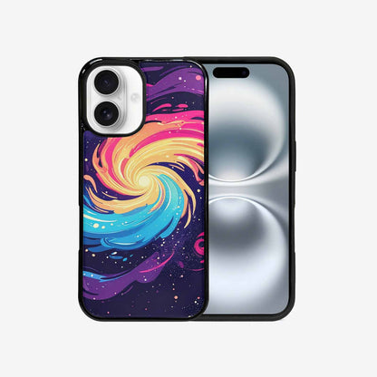 iPhone 16 Case — Love Wins Galaxy Seamless Pattern Vibrant, Custom Phone Case