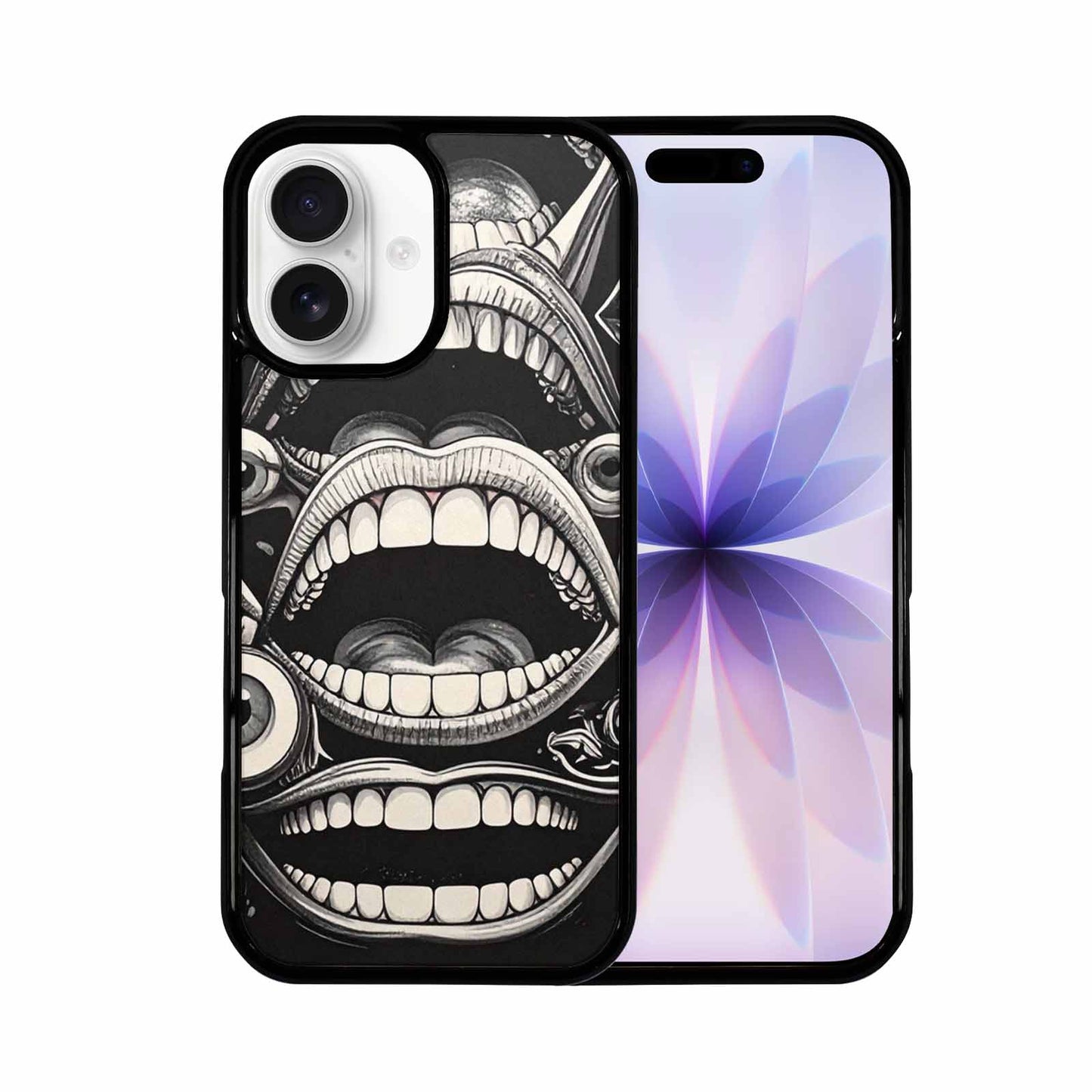iPhone 17 Case — Googly Cartoon Mouths Cartoon Cute, Custom Phone Case